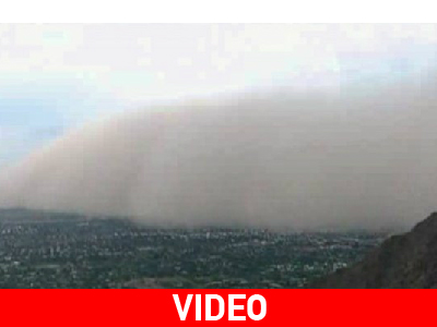 Αμμοθύελλα… καταπίνει δρόμους στο Φοίνιξ της Αριζόνα