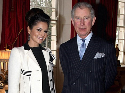 H Cheryl Cole στον πρίγκιπα Κάρολο