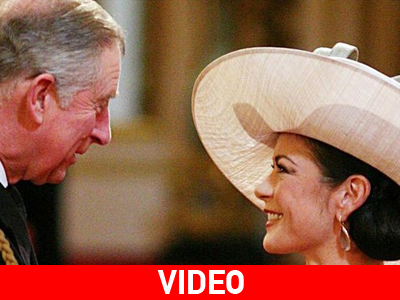 Η Catherine Zeta Jones στο Buckingham