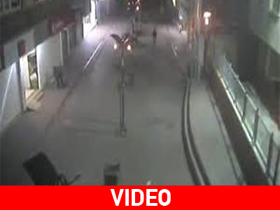 Η στιγμή της κατάρρευσης ξενοδοχείου στην πόλη Βαν