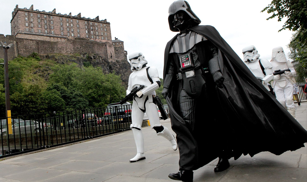 Ο Darth Vaider εισέβαλε στο Εδιμβούργο!