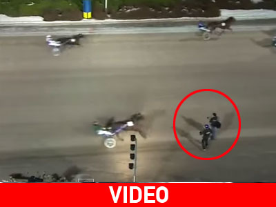 Ελσίνκι: Φωτογράφος παρασύρεται on camera από άλογο