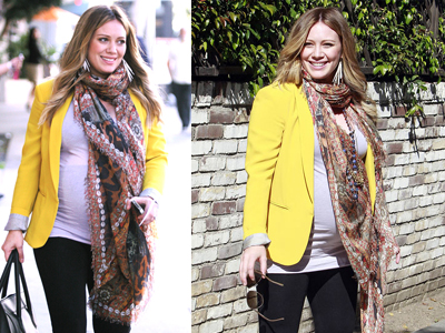 Χαμόγελα για τη Hillary Duff