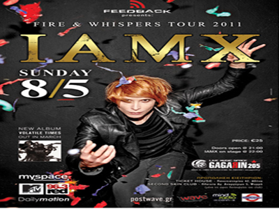 Iamx-Fire & Whispers Tour 2011