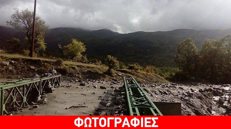 Ανεμοστρόβιλος προκάλεσε ζημιές σε χωριά της Ηπείρου