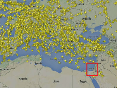 Καμία πτήση σήμερα από και προς το Τελ Αβίβ
