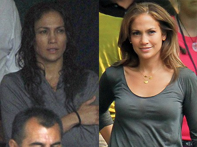 H J-Lo χωρίς μακιγιάζ