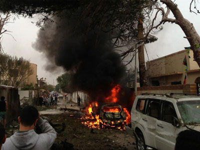 Λιβύη: Παγιδευμένο αυτοκίνητο εξερράγη μπροστά από πολυτελές ξενοδοχείο