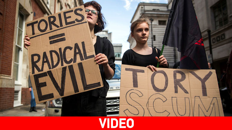 Βρετανία: Διαδήλωση κατά της λιτότητας στο κέντρο του Λονδίνου