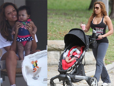 Χαλαρές στιγμές με την κορούλα της!