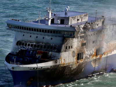 Μεταφέρεται στο Μπάρι το Norman Atlantic