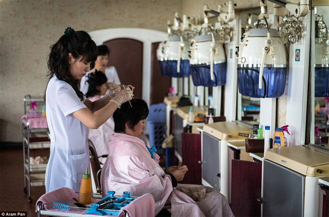 Κομμωτήριο στην πρωτεύουσα Πιονγκγιάνγκ