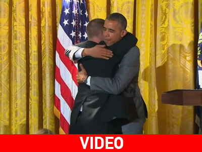 Η ζεστή αγκαλιά του Ομπάμα σε παραολυμπιονίκη