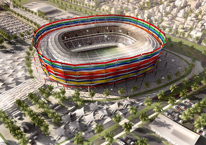 Το τωρινό στάδιο έχει χωρητικότητα 25.000 θεατές και κατασκευάστηκε το 2003