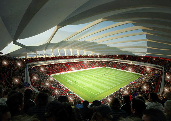 Όπως όλα τα γήπεδα έτσι κι αυτό θα διαθέτει εξελιγμένα συστήματα κλιματισμού