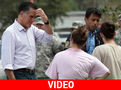 Κοντά στους πληγέντες της Λουιζιάνα ο υποψήφιος των Ρεπουμπλικάνων