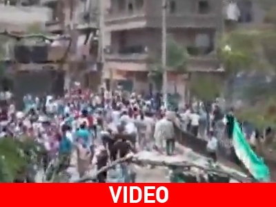 Συρία: Η διαδήλωση «βάφτηκε» με αίμα