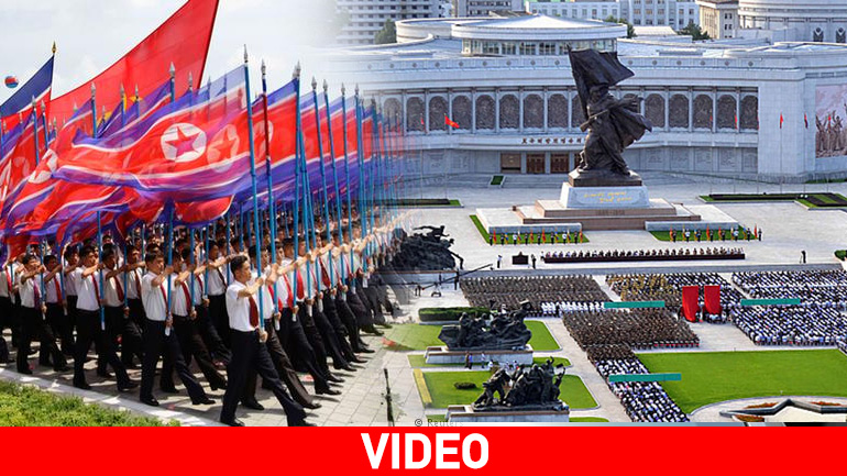 Β. Κορέα: Βεγγαλικά και παρελάσεις για την «Ημέρα της Νίκης» στην Κορεατική