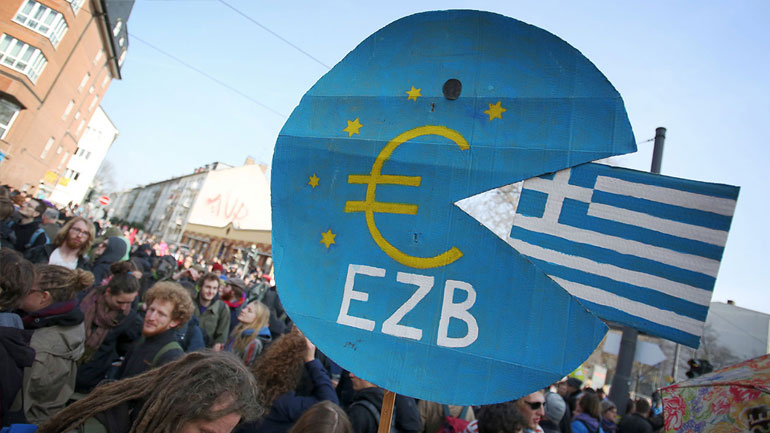 Γερμανοί διαδηλωτές στο πλευρό των μεταναστών και της Ελλάδας