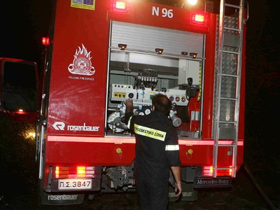 Φωτιά σε πυλωτή στο Ν. Ηράκλειο