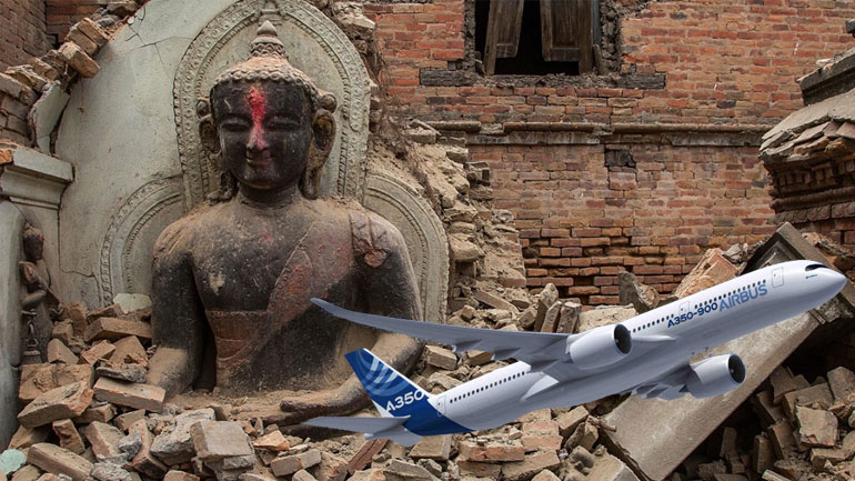 Στη Γαλλία αεροσκάφος με 206 επιζήσαντες του σεισμού στο Νεπάλ