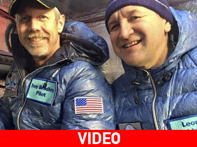 Δύο πιλότοι έσπασαν το υπερωκεάνιο ρεκόρ με αερόστατο