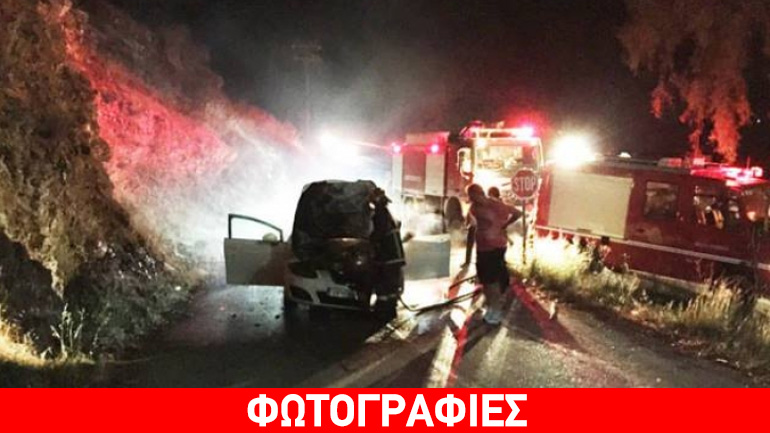 «Λαμπάδιασε» αυτοκίνητο στην Αμφιλοχία