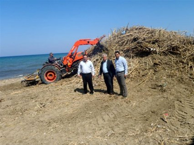 Καθαρισμός της παραλίας στην Αμμουδαρά Κρήτης