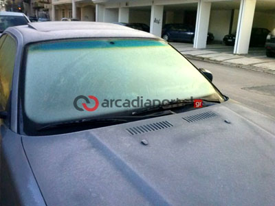 Πολικές θερμοκρασίες στην Αρκαδία