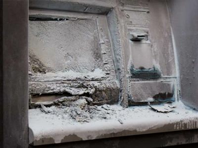 Στόχος εμπρηστών ΑΤΜ στον Προβατώνα Έβρου