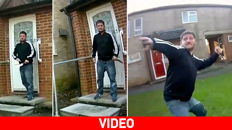 Πήρε τους αστυνομικούς στο κυνήγι κρατώντας μαχαίρι