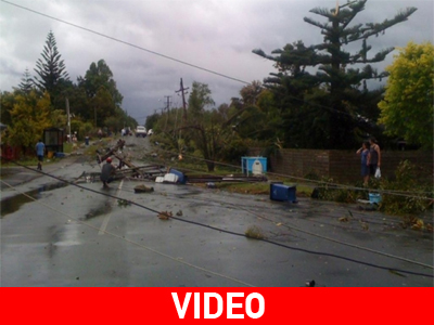 Σαρωτικό πέρασμα ανεμοστρόβιλου από τη Νέα Ζηλανδία
