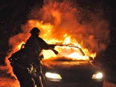 Φωτιά σε αυτοκίνητο στο Ηράκλειο Κρήτης