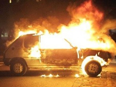 Φωτιά σε όχημα στην Αλεξανδρούπολη