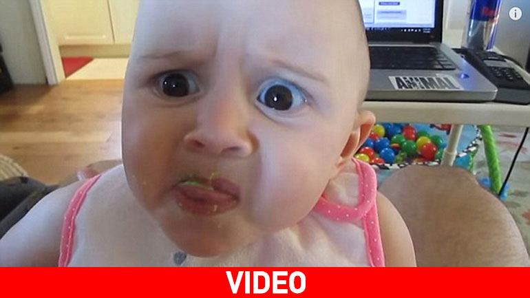 Μωρό δοκιμάζει για πρώτη φορά αβοκάντο! Δείτε την αντίδρασή του…