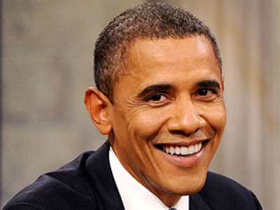 Στον έβδομο ουρανό ο πρόεδρος των Η.Π.Α.