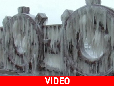 Κίνα: Πάγωσε η ακτή