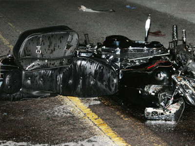 Ανατροπή μηχανής στην Αγριά Βόλου