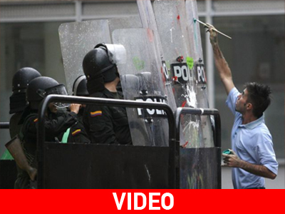 Βίαια επεισόδια στην Κολομβία Βίαια επεισόδια στην Κολομβία