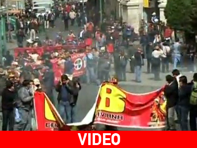 Πεδίο μάχης η πρωτεύουσα της Βολιβίας