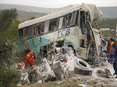 Πολύνεκρο τροχαίο στη Βραζιλία