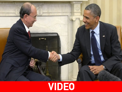 Στον Λευκό Οίκο ο πρόεδρος της Μιανμάρ