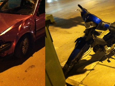 Τροχαίο ατύχημα στη Λαμία