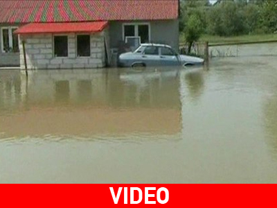 Ρουμανία: Σπίτια κάτω από το νερό