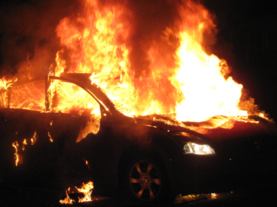 Πυρκαγιά σε αυτοκίνητο στο Αιγάλεω