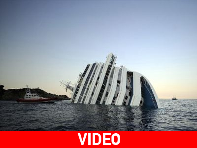 Ανάσυρση επιζώντων από το ναυάγιο του «Costa Concordia»