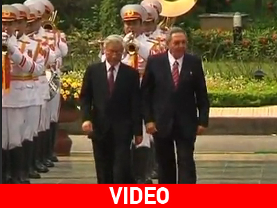 Στο Βιετνάμ ο πρόεδρος της Κούβας