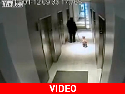 Γλύτωσε από του… ασανσέρ τις πόρτες