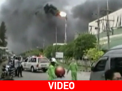 Στάχτη και αποκαΐδια σε εργοστάσιο χημικών στην Ταϊλάνδη