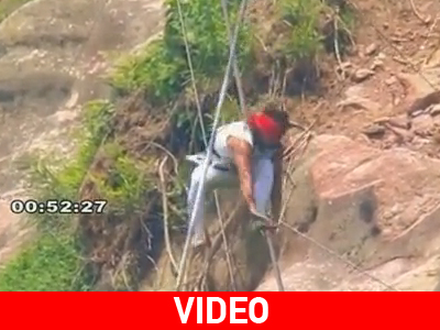 Κίνα: Πτώση ακροβάτη on camera